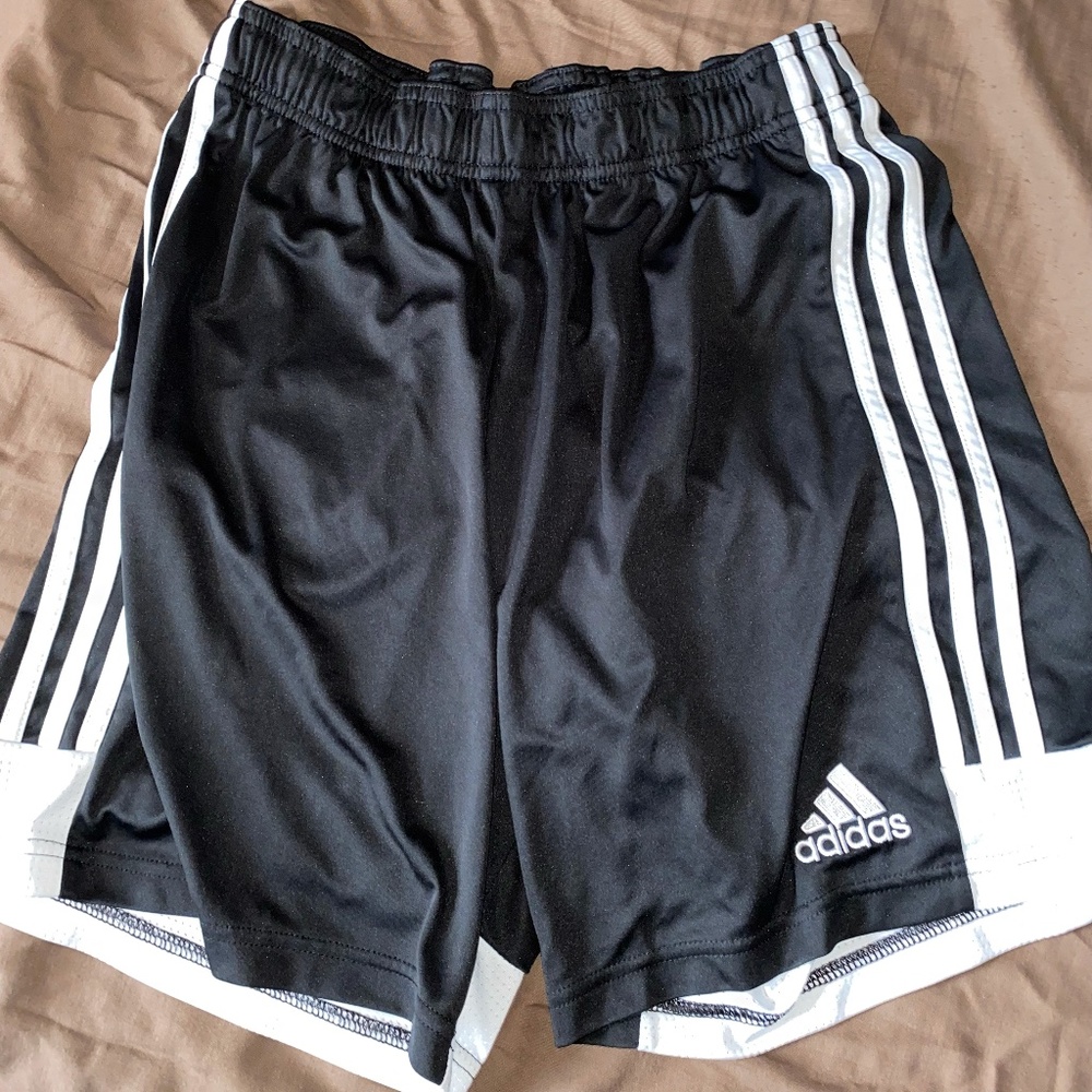 Black and White Adidas Shorts Medium